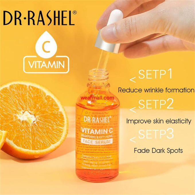 Dr Rashel Vitamin C Brightening & Anti‑Aging Face Serum 50ml | Vitamin C Anti‑Ageing & Brightening Skin Serum 50ml