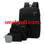 4 In 1 Multi Functional School Business Laptop Backpack USB Charging Travel Bag Black | Smart USB Laptop Backpack Business Travel School Backpack